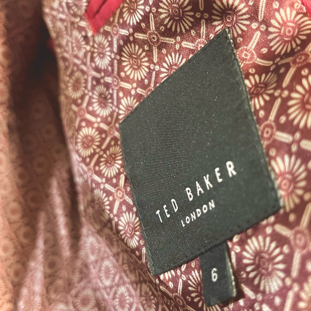 NWT Tall Men’s Ted Baker London Designer Wool 3 Quarter Length Coat Size 2XL - Picture 3 of 10